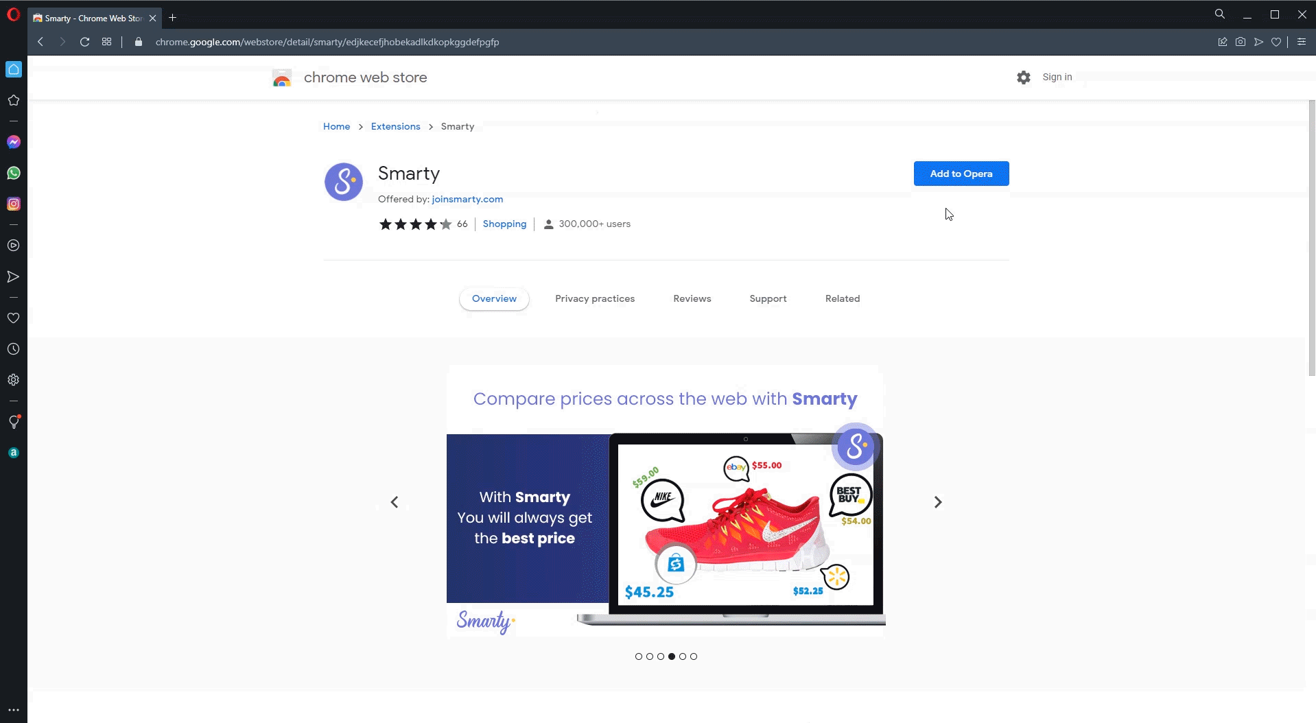 Smarty - My Account